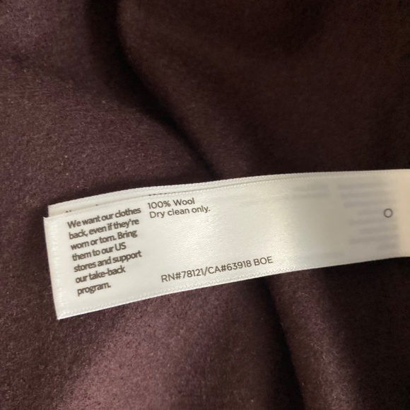 Eileen fisher 100% wool women’s coat - Picture 3 of 8